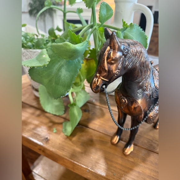 Vintage Bronze Decorative Horse Figurine - Picture 5 of 6